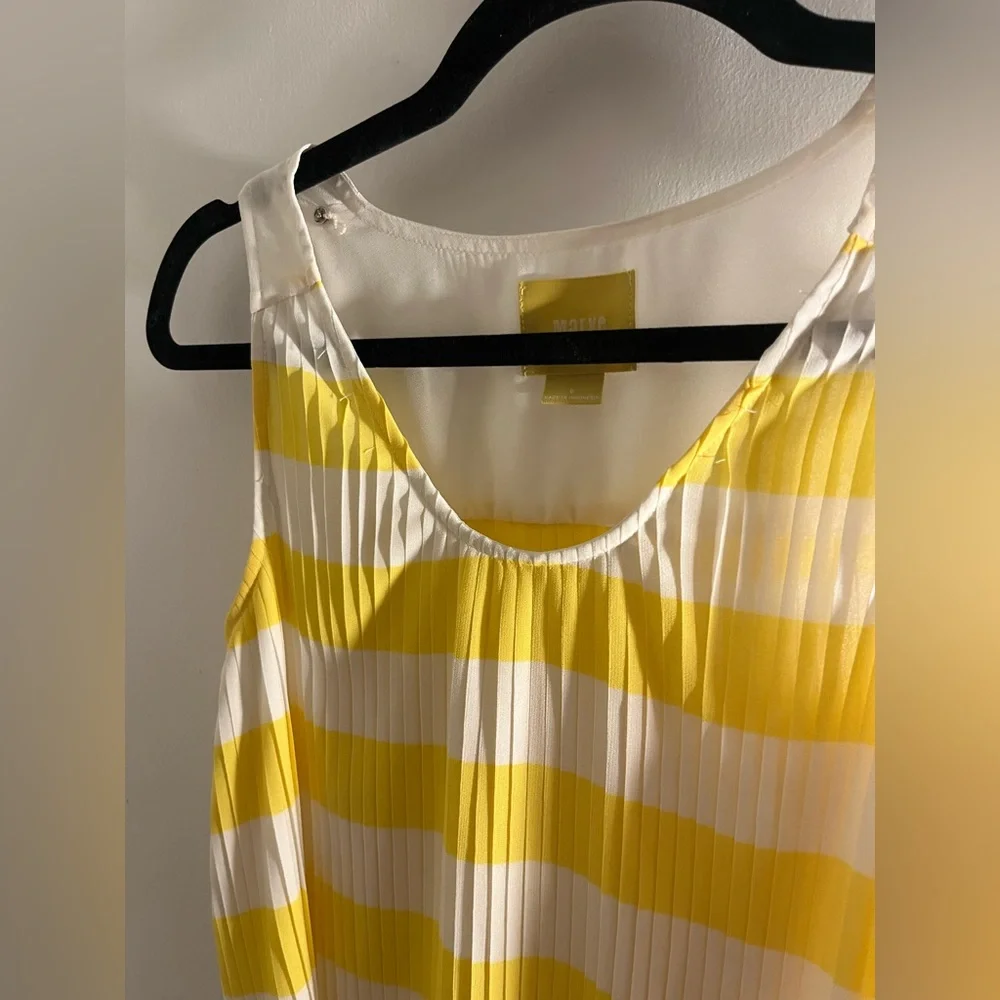 Maeve Citron Striped Top - Picture 4 of 7